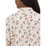 Women's Wrangler Retro Stripe Slim Western Snap Long Sleeve Button Up Shirt - Thumbnail 3 of 5