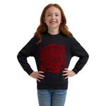 Girls' Wrangler Everybody Cowboy Crewneck Sweatshirt - Thumbnail 1 of 3