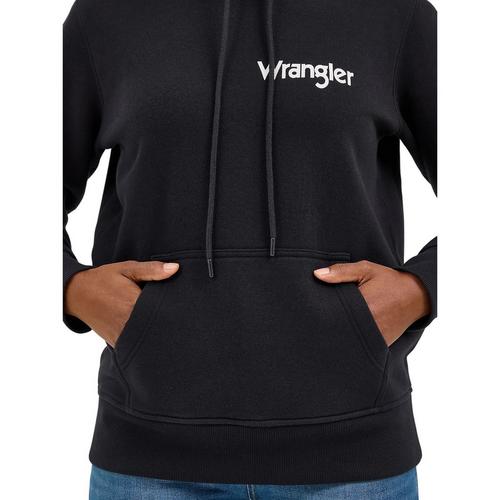 Women's Wrangler Retro Logo Arm Hoodie - Primary Image