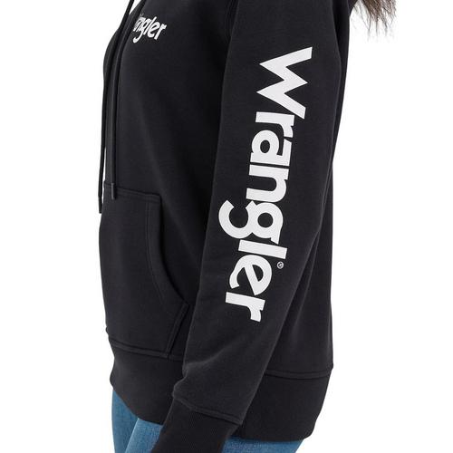 Women's Wrangler Retro Logo Arm Hoodie - Primary Image