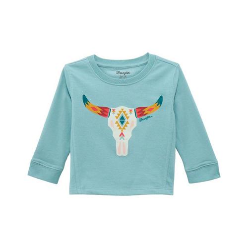 Toddler Girls' Wrangler Steer Crewneck Sweatshirt - Primary Image