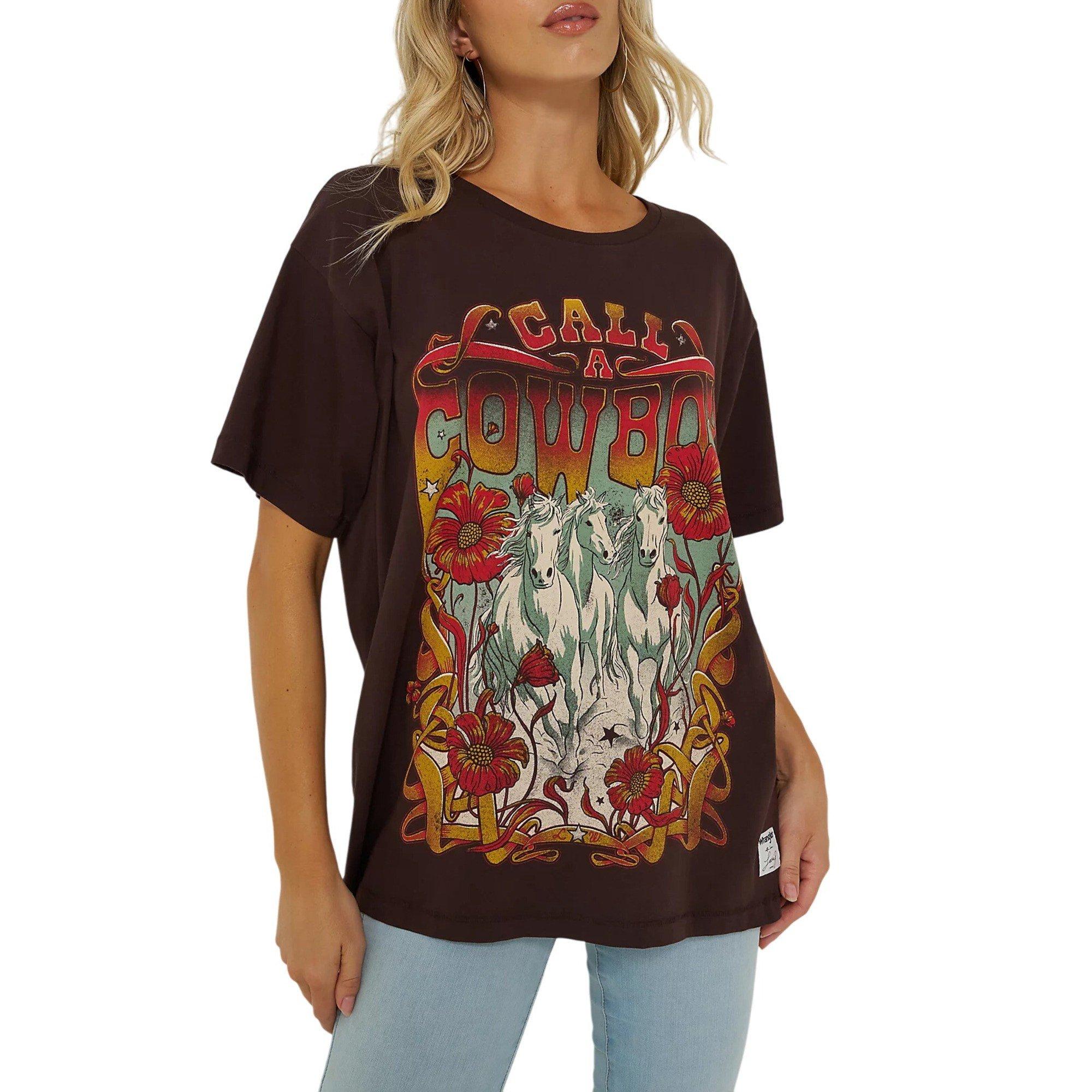 Women's Wrangler X Lainey Wilson Call A Cowboy T-Shirt | SCHEELS.com