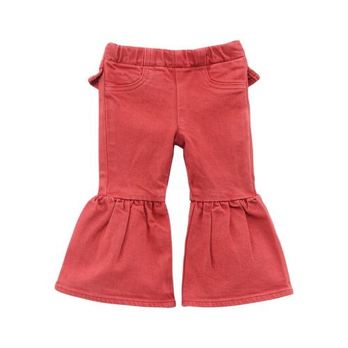 Toddler Girls' Wrangler Ruffle Flare Jeans - Primary Image
