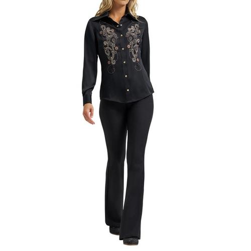 Women's Wrangler X Lainey Wilson Wrancher Flare Pants - Primary Image