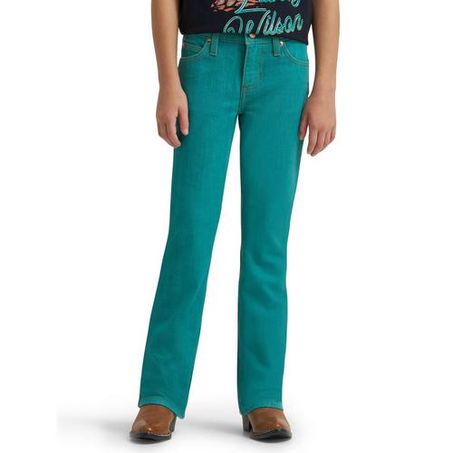 Girls' Wrangler Hugger Relaxed Fit Straight Jeans - Primary Image