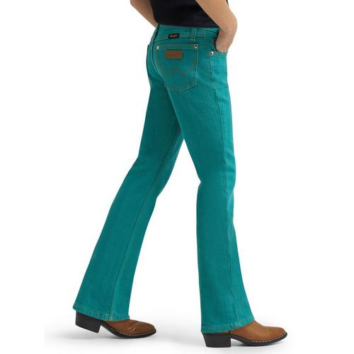 Girls' Wrangler Hugger Relaxed Fit Straight Jeans - Primary Image
