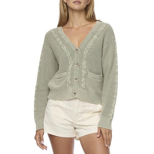 Women's Flag & Anthem Whitney Braided V-Neck Cardigan - Primary Image