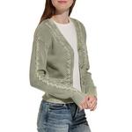 Women's Flag & Anthem Whitney Braided V-Neck Cardigan - Thumbnail 2 of 4