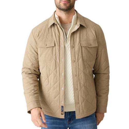 Men's Flag & Anthem Chapina Quilted Long Sleeve Shacket - Primary Image