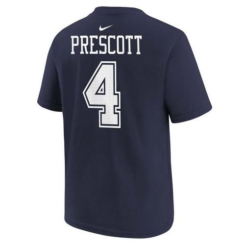 Nike Kids' Dallas Cowboys Dak Prescott #4 Name & Number T-Shirt - Primary Image