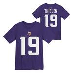 Nike Kids' Minnesota Vikings Adam Thielen #19 Name & Number T-Shirt - Thumbnail 1 of 3