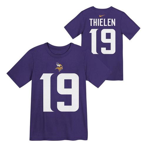 Nike Kids' Minnesota Vikings Adam Thielen #19 Name & Number T-Shirt - Primary Image