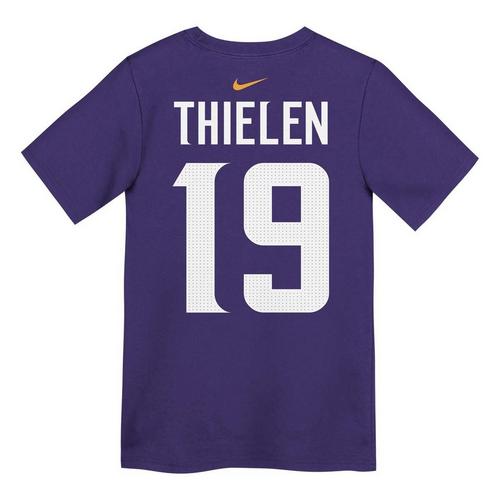 Nike Kids' Minnesota Vikings Adam Thielen #19 Name & Number T-Shirt - Primary Image