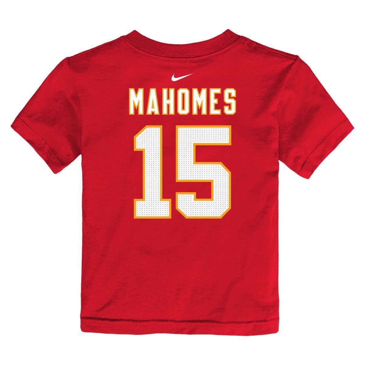 Toddler Boys and Girls Nike Patrick Mahomes Red Kansas City Chiefs Player Name and Number T-shirt - Red