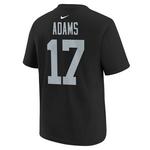 Nike Kids' Las Vegas Raiders Davante Adams #17 Fuse Name & Number T-Shirt - Thumbnail 1 of 2