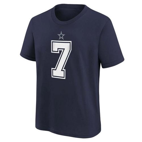 Nike Kids' Dallas Cowboys Trevon Diggs #7 FUSE Name & Number T-Shirt - Primary Image