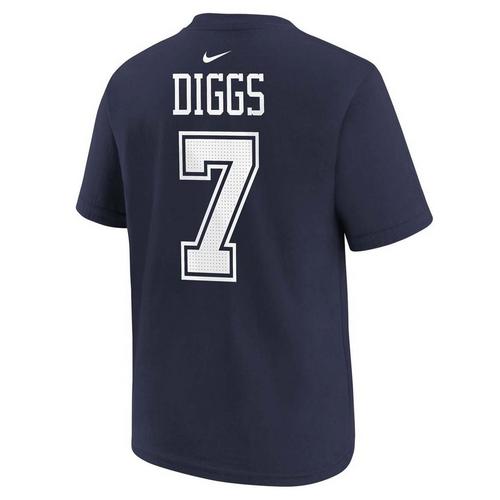 Nike Kids' Dallas Cowboys Trevon Diggs #7 FUSE Name & Number T-Shirt - Primary Image