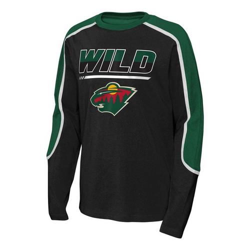 Genuine Stuff Kids' Minnesota Wild Pro Assist Crewneck Sweatshirt - Primary Image
