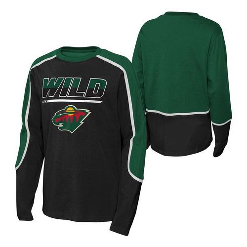 Genuine Stuff Kids' Minnesota Wild Pro Assist Crewneck Sweatshirt - Primary Image
