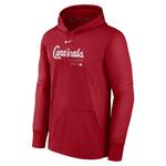 Nike St. Louis Cardinals 2024 Authentic Collection Therma Hoodie - Thumbnail 1 of 2