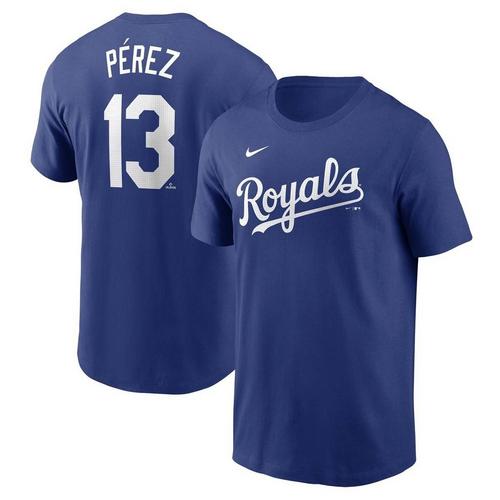 Nike Kansas City Royals Salvador Perez #13 Name & Number T-Shirt - Primary Image