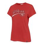 47 Brand Women's San Francisco 49ers Believer T-Shirt - Thumbnail 1 of 2