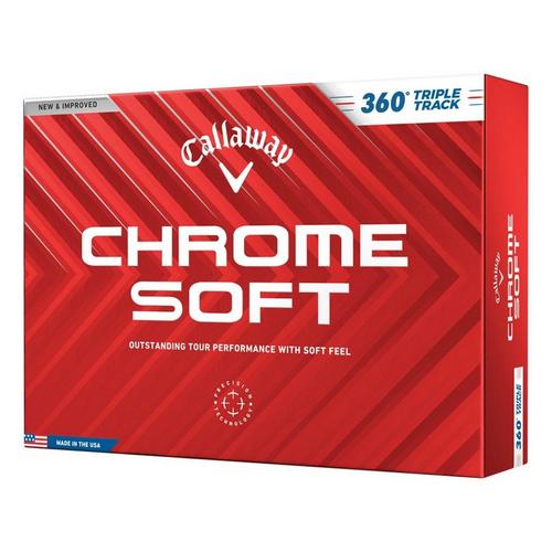 Callaway 2024 Chrome Soft 360 Triple Track Golf Balls - Primary Image