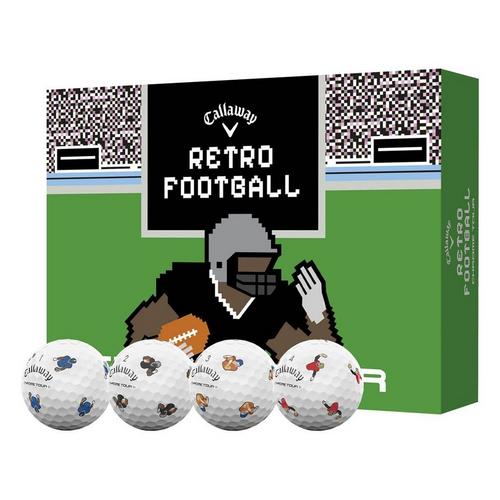 Callaway Chrome Tour Retro Football Golf Balls - Primary Image