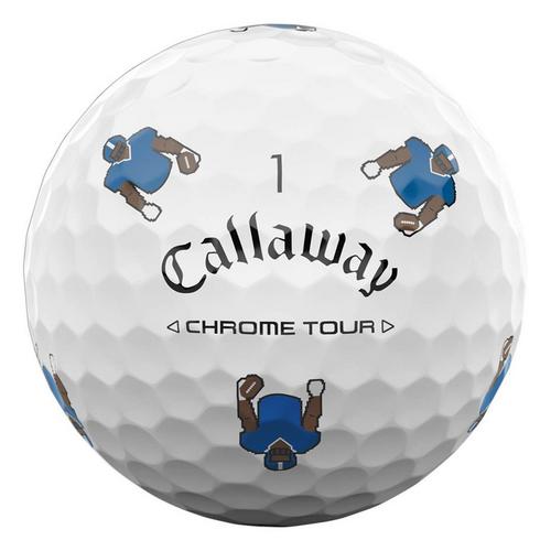 Callaway Chrome Tour Retro Football Golf Balls - Primary Image