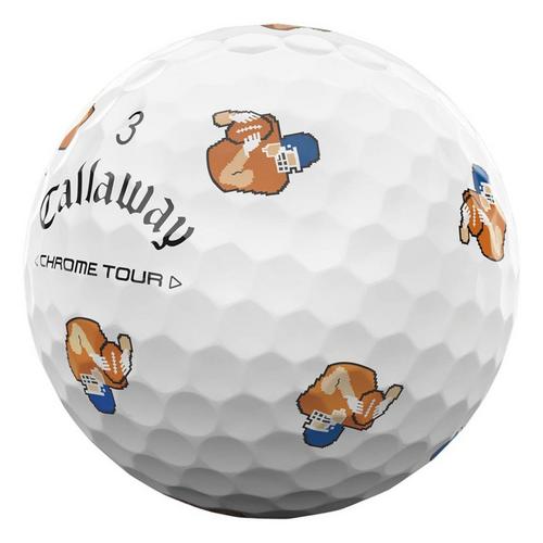 Callaway Chrome Tour Retro Football Golf Balls - Primary Image
