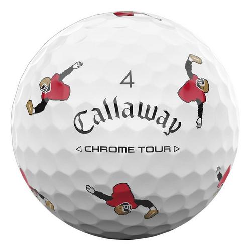 Callaway Chrome Tour Retro Football Golf Balls - Primary Image