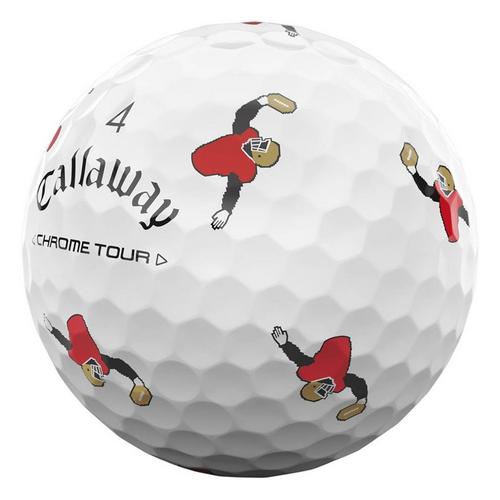 Callaway Chrome Tour Retro Football Golf Balls - Primary Image