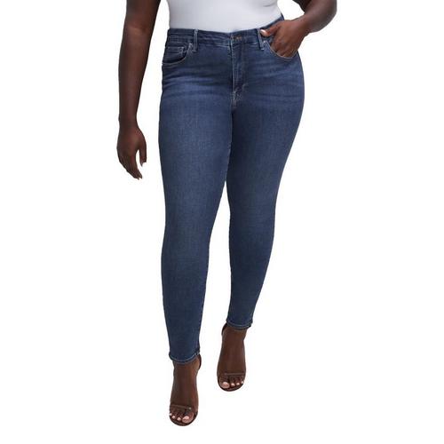 Women's GOOD AMERICAN Good Legs Slim Fit Skinny Ankle Jeans - Primary Image