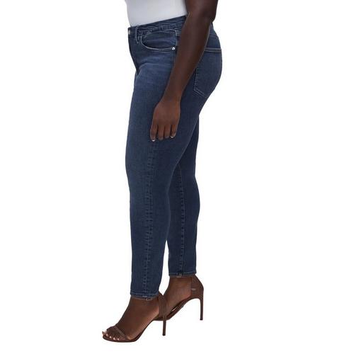 Women's GOOD AMERICAN Good Legs Slim Fit Skinny Ankle Jeans - Primary Image