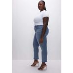 Women's GOOD AMERICAN Good Split Straight Ankle Jeans - Thumbnail 7 of 10