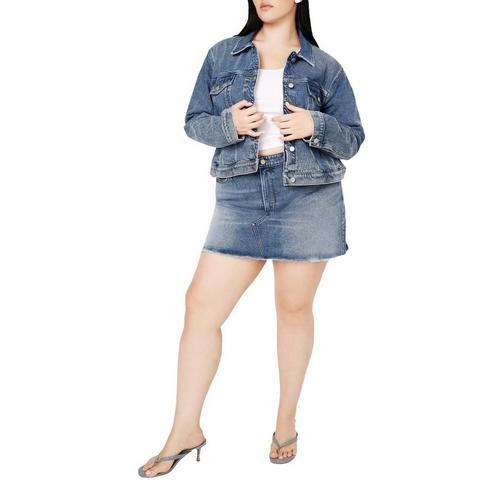 Women's GOOD AMERICAN Denim Skirt - Primary Image