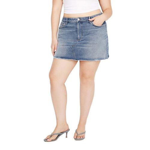 Women's GOOD AMERICAN Denim Skirt - Primary Image