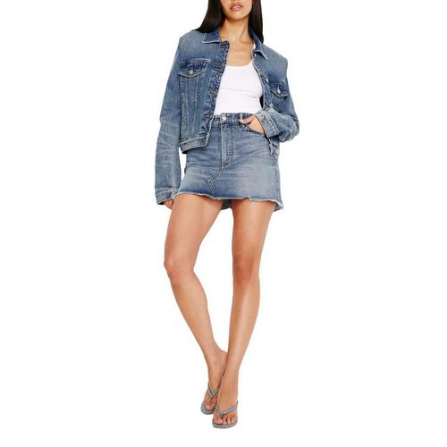 Women's GOOD AMERICAN Denim Skirt - Primary Image