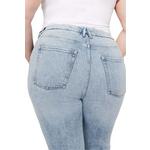Women's GOOD AMERICAN Good Classic Slim Fit Straight Jeans - Thumbnail 3 of 11