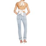 Women's GOOD AMERICAN Good Classic Slim Fit Straight Jeans - Thumbnail 5 of 11