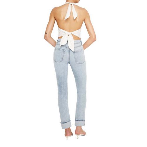 Women's GOOD AMERICAN Good Classic Slim Fit Straight Jeans - Primary Image