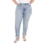 Women's GOOD AMERICAN Good Classic Slim Fit Straight Jeans - Thumbnail 8 of 11
