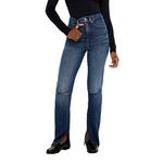 Women's GOOD AMERICAN Good Boy Slit Slim Fit Straight Jeans - Thumbnail 1 of 7