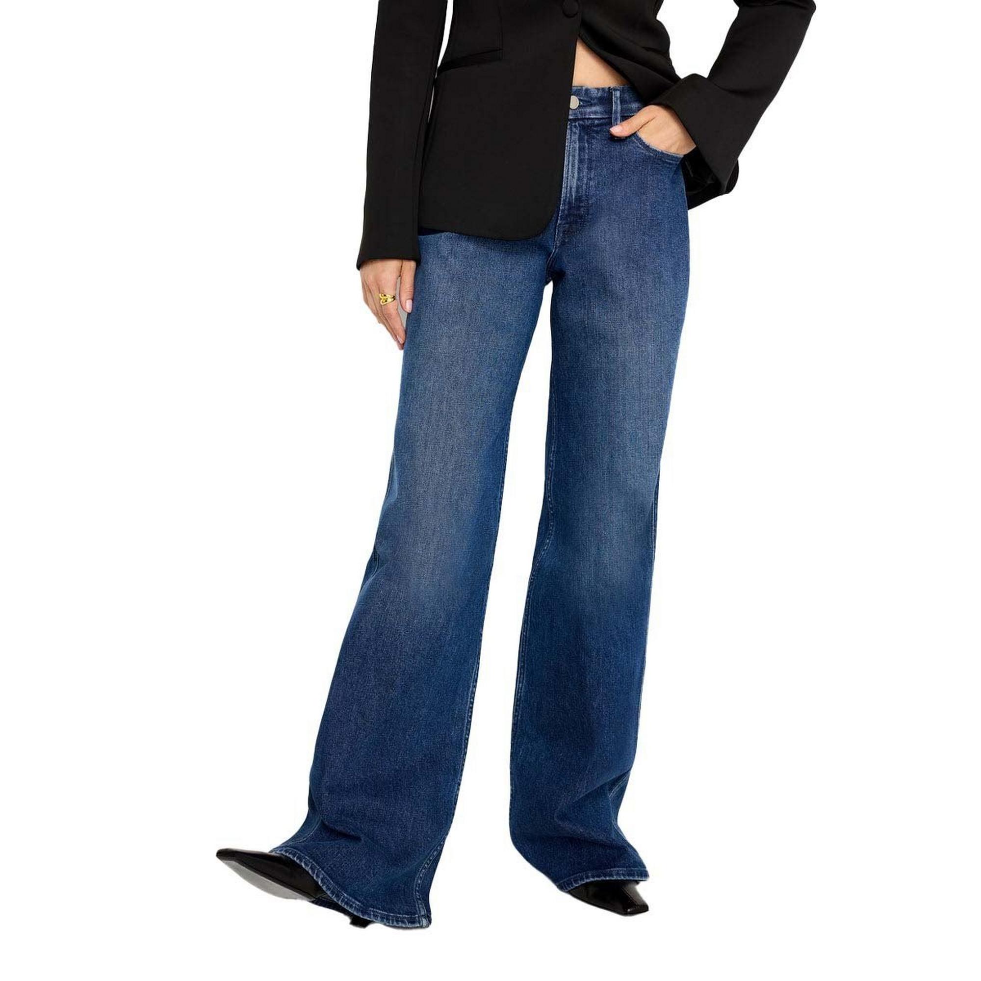 Women's GOOD AMERICAN Good Skate Loose Fit Wide Leg Jeans