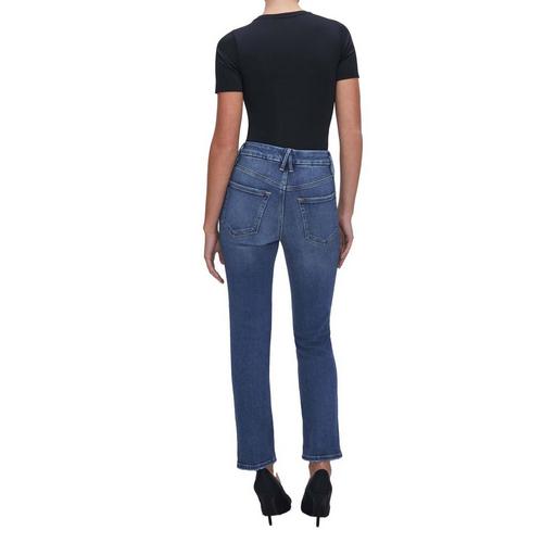 Women's GOOD AMERICAN Light Compression Straight Jeans - Primary Image
