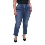 Women's GOOD AMERICAN Light Compression Straight Jeans - Thumbnail 9 of 9