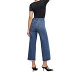 Women's GOOD AMERICAN Soft-Tech Good Waist Cropped Palazzo Wide Leg Jeans - Thumbnail 3 of 6