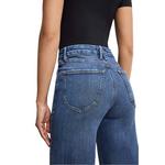Women's GOOD AMERICAN Soft-Tech Good Waist Cropped Palazzo Wide Leg Jeans - Thumbnail 5 of 6