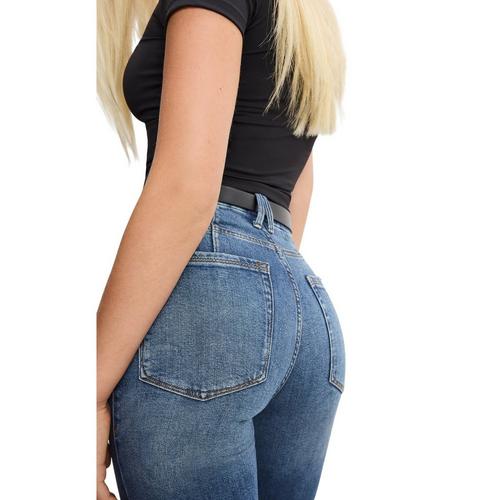 Women's GOOD AMERICAN Good Icon Ankle Straight Jeans