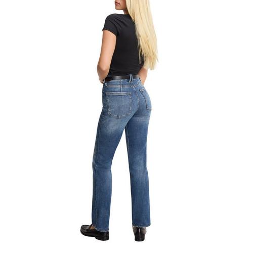 Women's GOOD AMERICAN Good Icon Ankle Straight Jeans